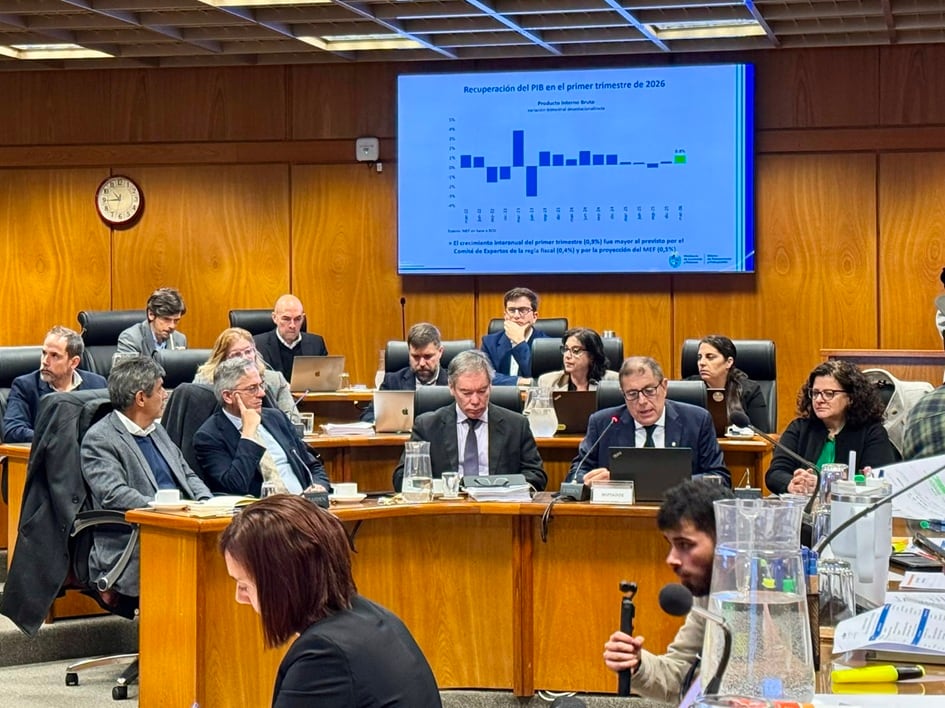 El equipo económico de Uruguay presenta la Rendición de Cuentas (MEF)