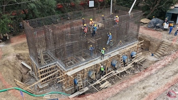Claudia Sheinbaum y Delfina Gómez supervisan avance de planta potabilizadora en Cuautitlán Izcalli, Edomex
