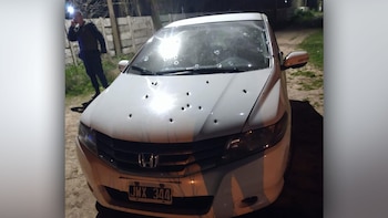 Así quedó el auto en