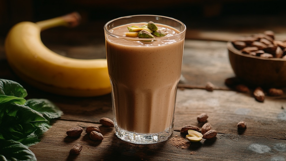 El batido de banana y chocolate que potencia el crecimiento muscular