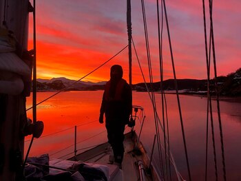 En el Canal de Beagle.