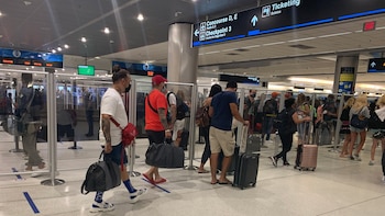 Aunque la cantidad de pasajeros