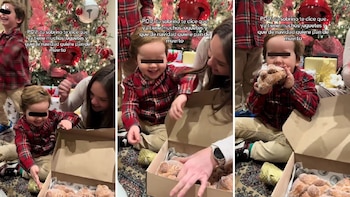 Niño rechaza juguetes y elige