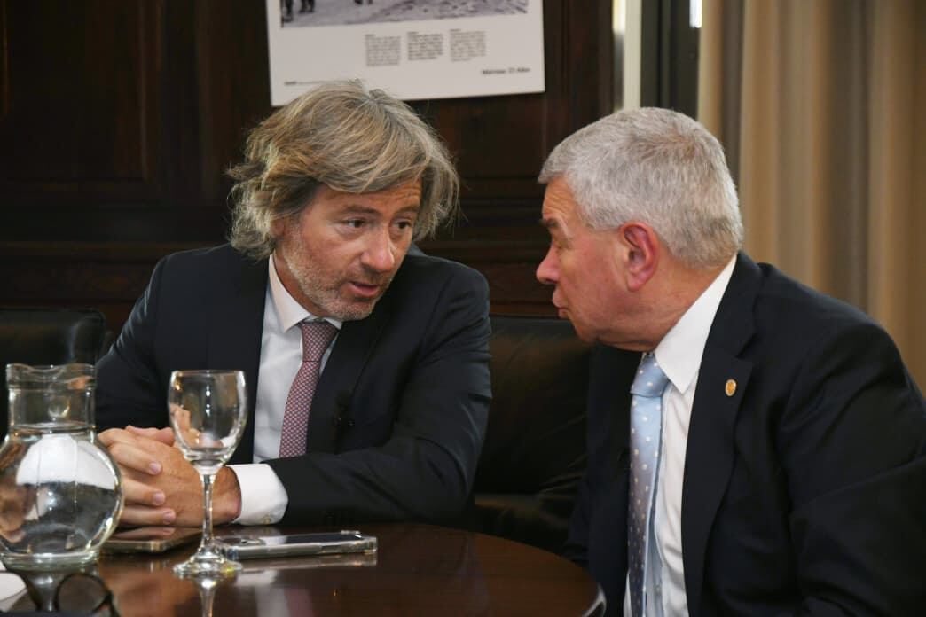 El fiscal general Mahiques y el ministro de Seguridad Giménez