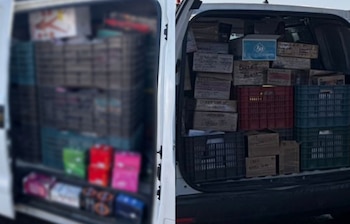 Fotografías de la mercancía visible