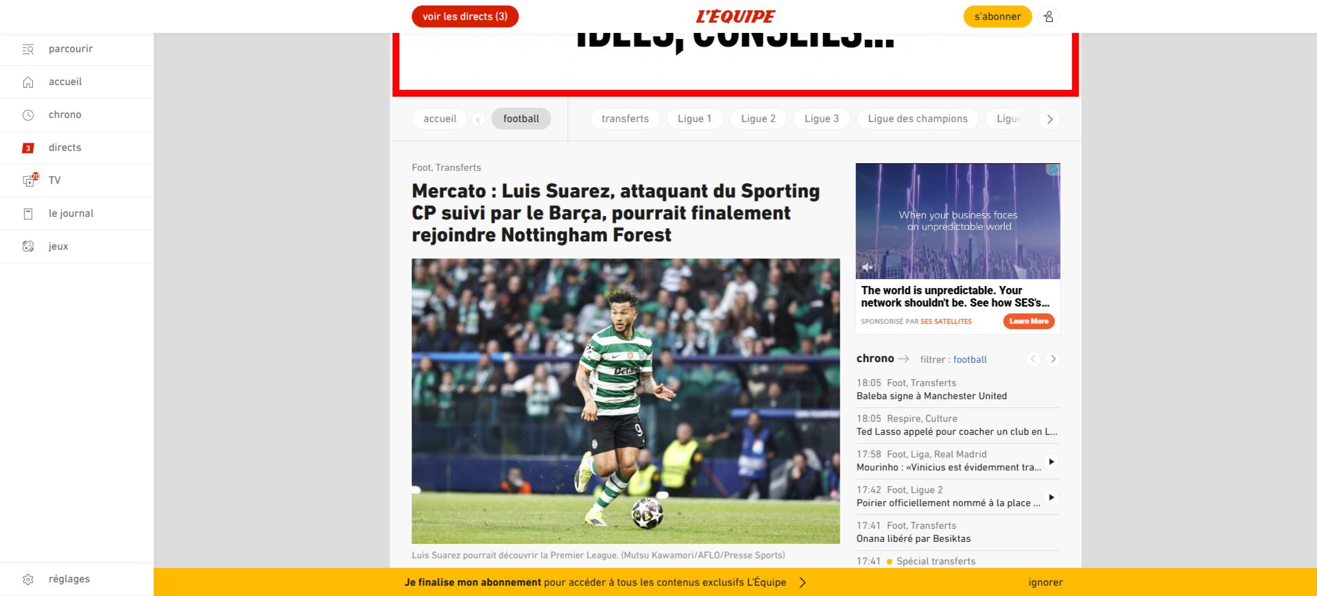 El diario francés detalló que el Nottingham Forest de la Premier League de Inglaterra está interesado en el atacante colombiano-crédito L
