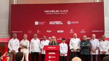 Presentación previa a la Gala de la Guía Michelin 2027 (Infobae)