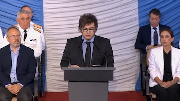 El presidente argentino, Javier Milei,