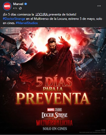 Doctor Strange lanzará su preventa