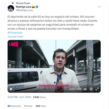 El candidato aseguró que si