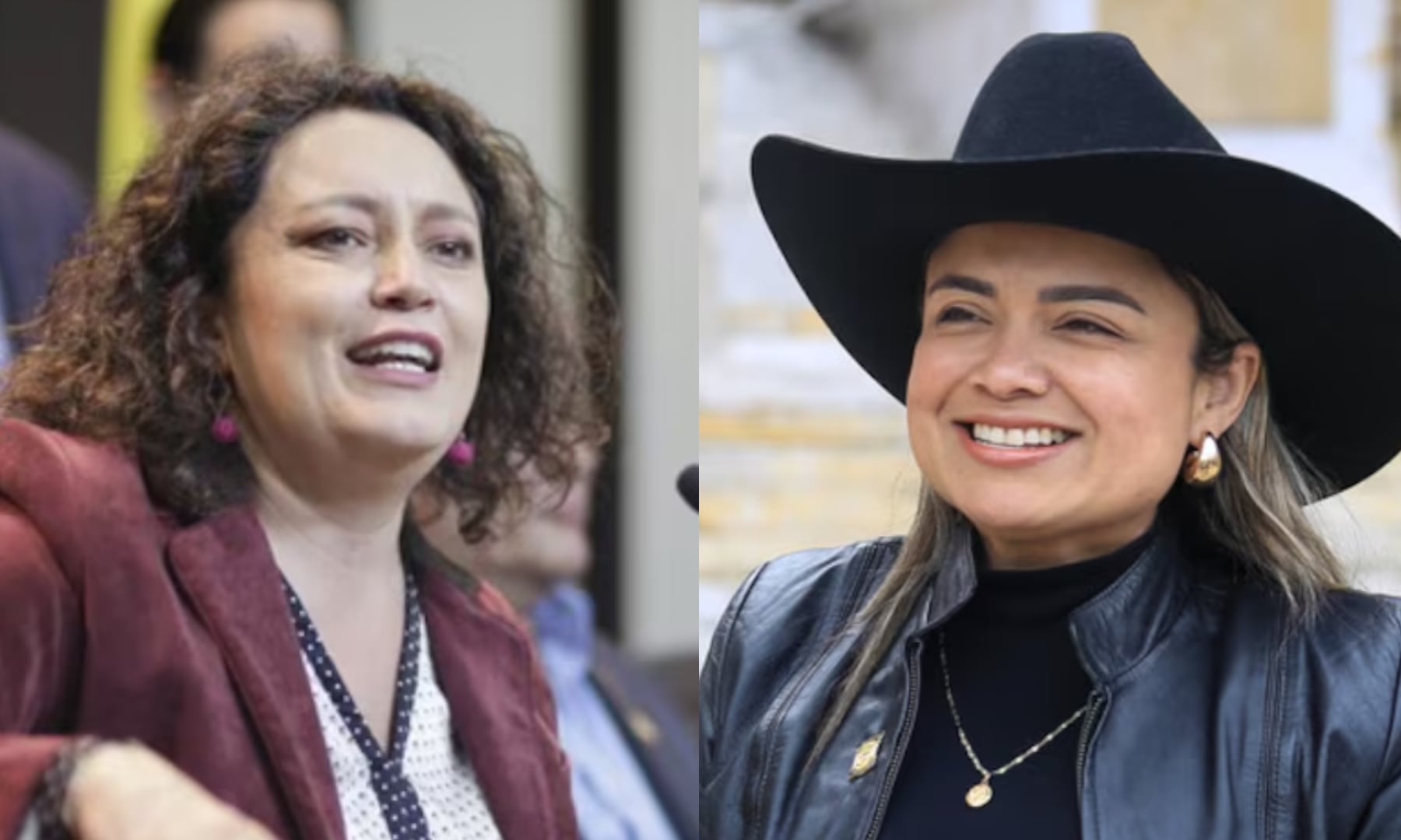 Lina María Garrido y Angélica Lozano se quemaron en las elecciones al Congreso de la República - crédito Colprensa