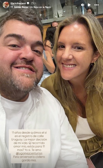 La pareja conformada por Barassi