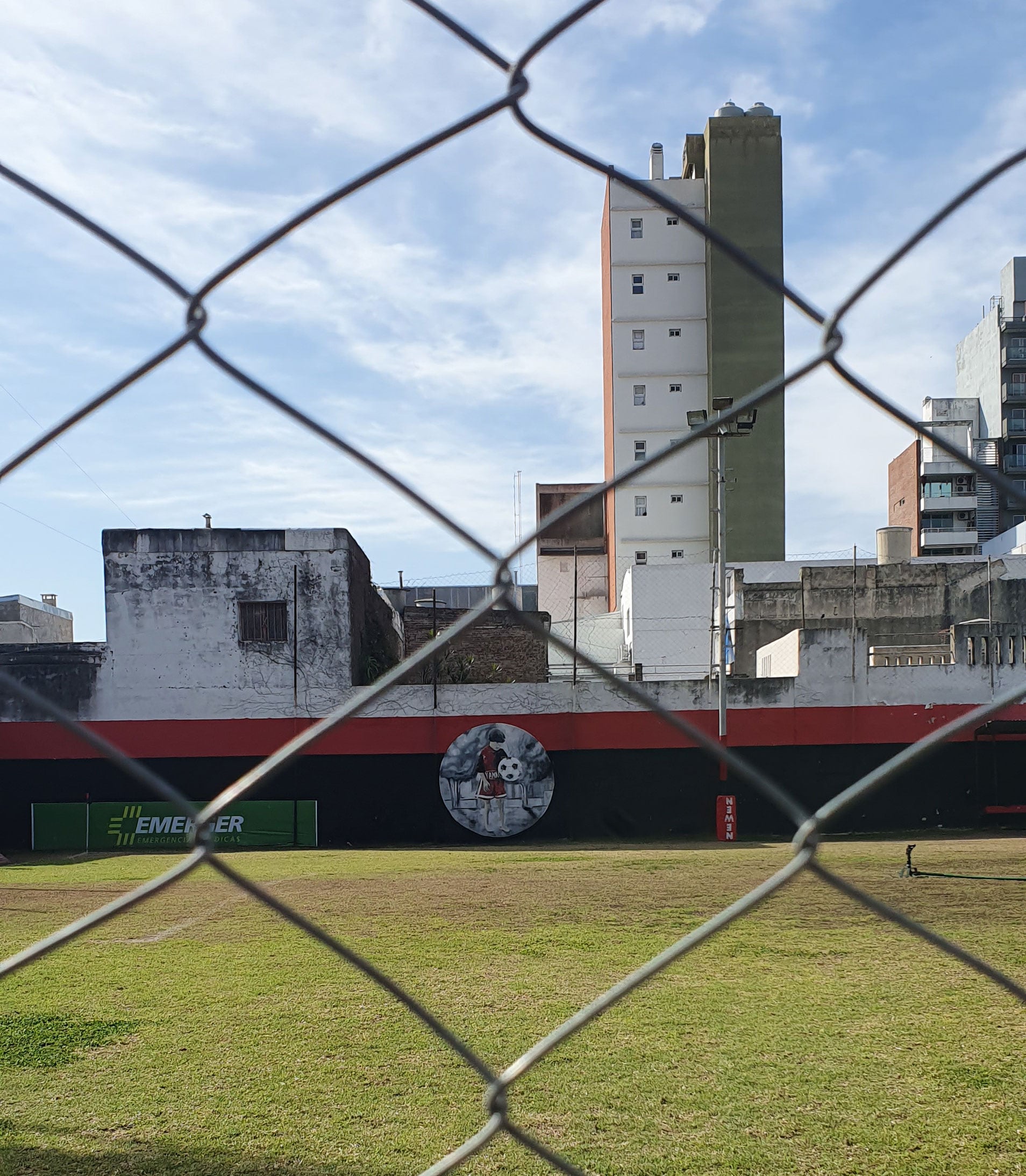 Complejo Malvinas, donde Messi comenzó a jugar e Newell's.