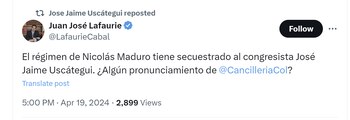 Juan José Lafaurie se pronunció