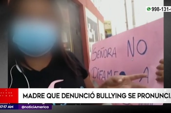 La madre del niño acusado