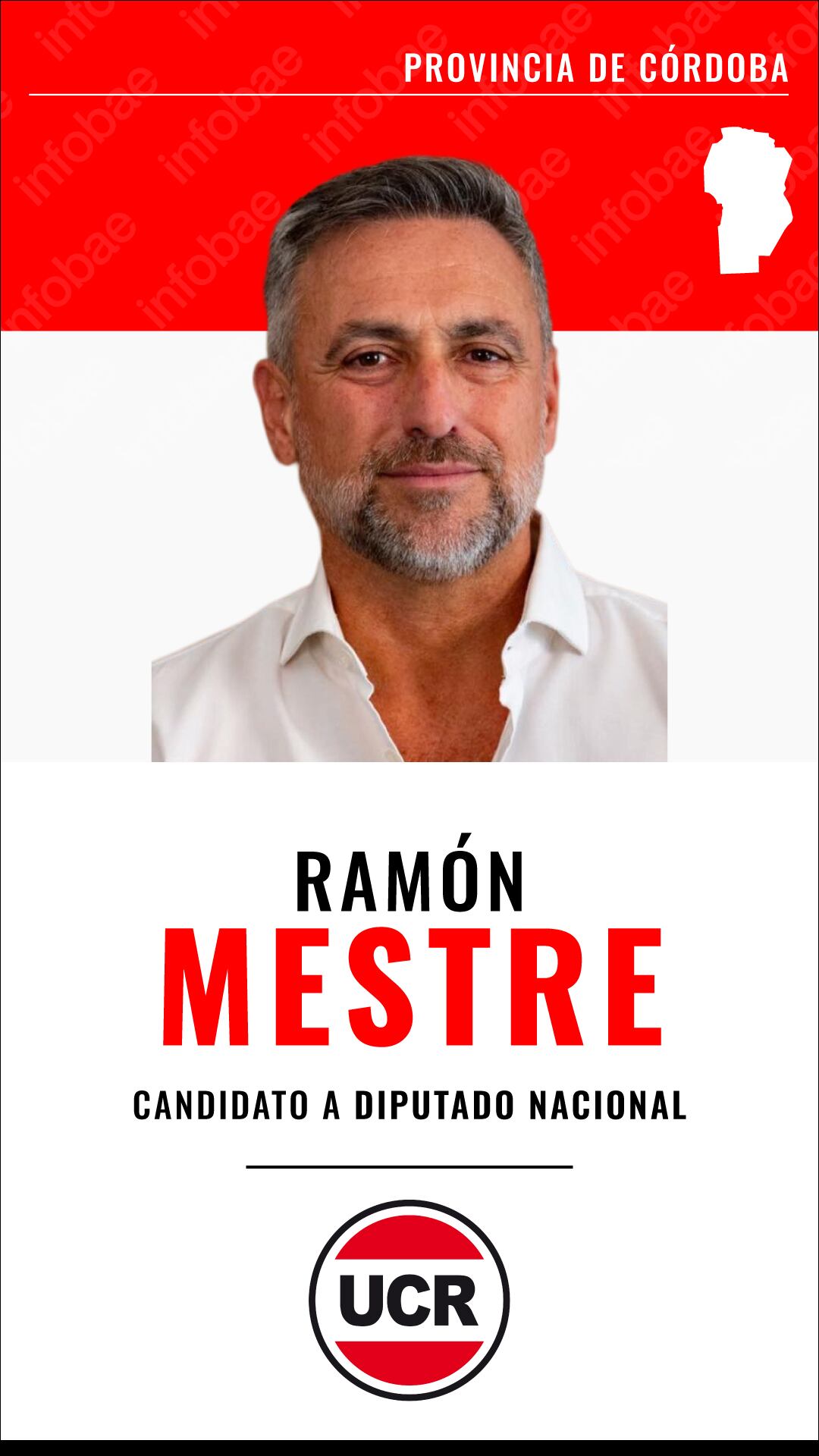 Ramón Mestre encabezará la lista por la UCR