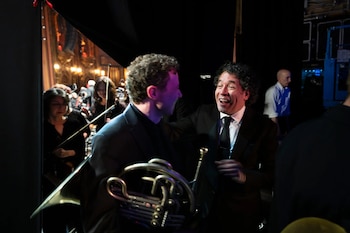 Gustavo Dudamel junto a la Filarmónica de Nueva York y a la Orquesta de Spanish Harlem