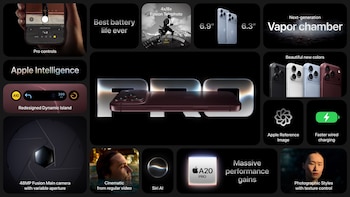Apple dio a conocer las características del iPhone 18 Pro y iPhone 18 Pro Max. (Apple)