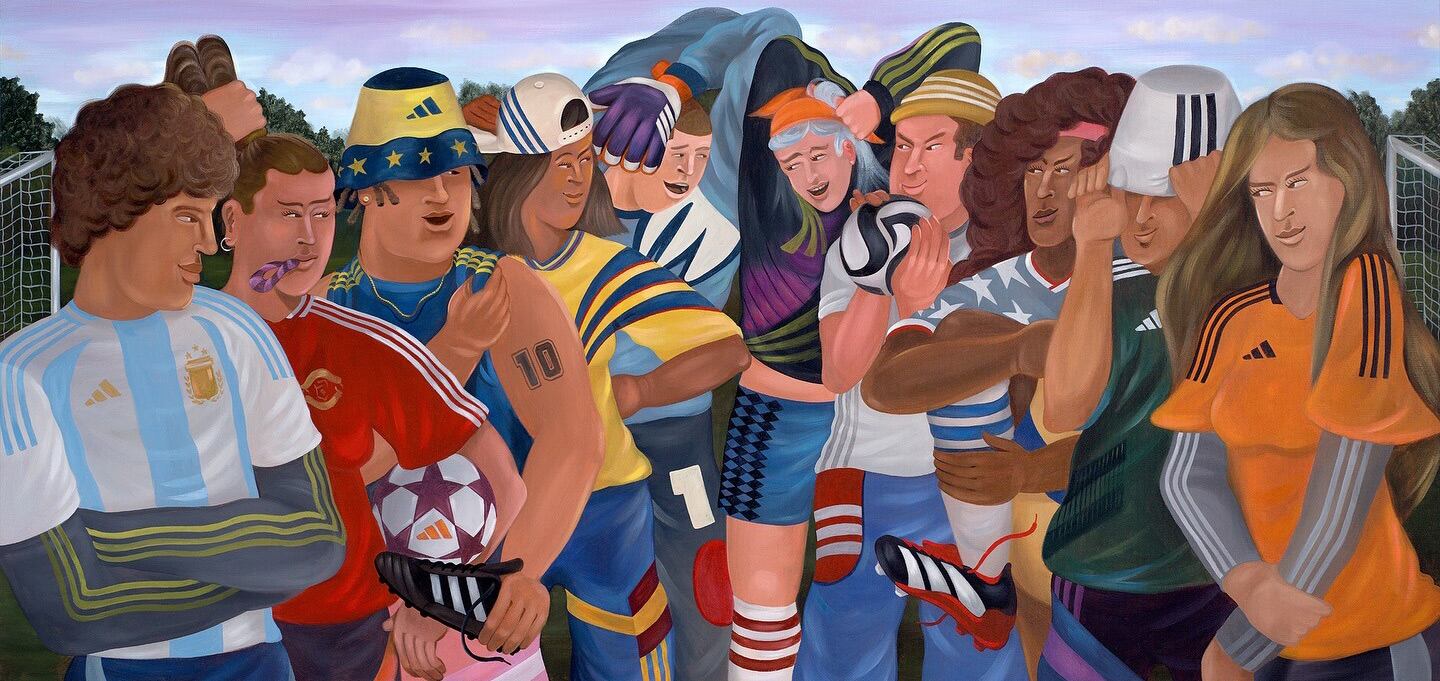 El Gordo Pelota es uno de esos personajes bohemios que se expresa a través de sus obras