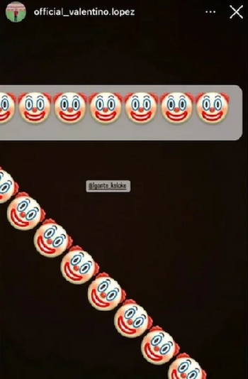 La publicación de Valentino López