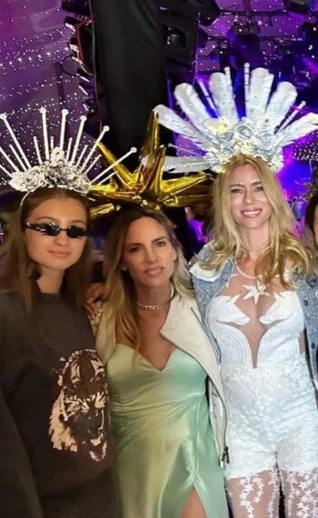 Nicole Neumann junto con su