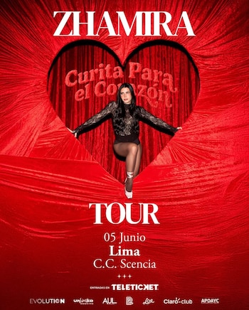 Briella es la artista invitada en el show del 'Curita para el Corazón Tour' de Zhamira.