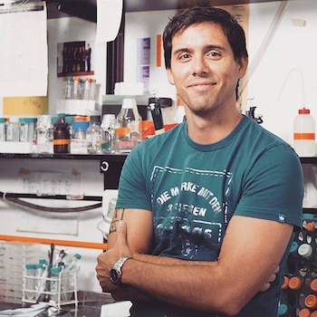 El científico Mariano Alló pudo