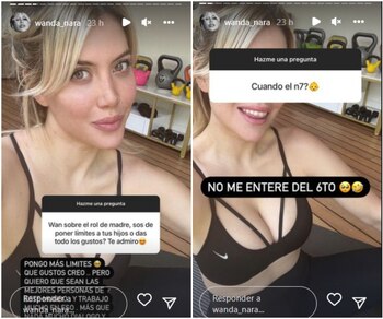 Wanda Nara, sobre la maternidad