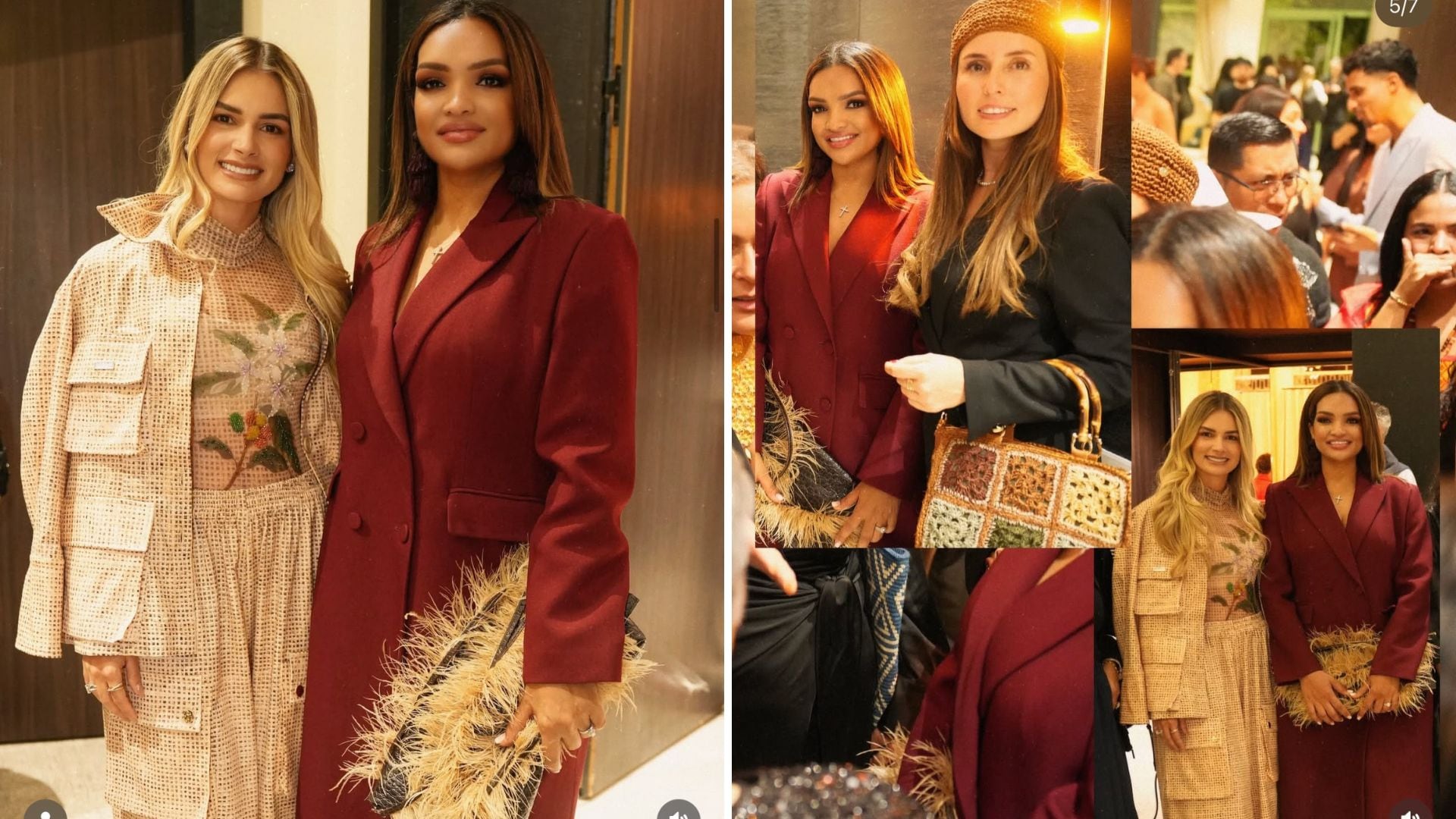 Primera Dama, Ana Lucía Pineda, en Paris - crédito albaniarosarioofficial/Instagram
