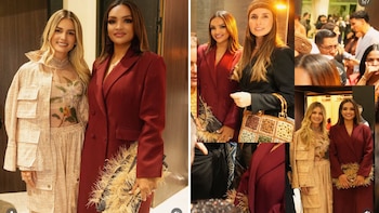 Primera Dama, Ana Lucía Pineda, en Paris - crédito albaniarosarioofficial/Instagram
