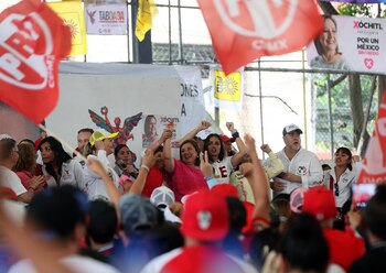 La candidata presidencial de la