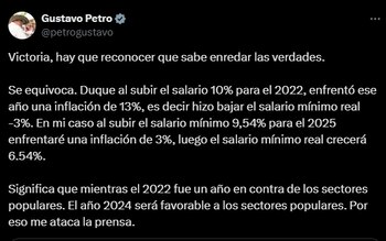 Gustavo Petro aseguró que Vicky
