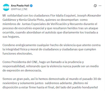 La consejera presidenta del CNE,
