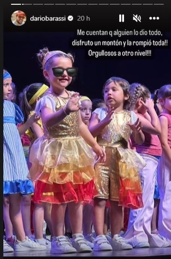 Darío Barassi no pudo estar