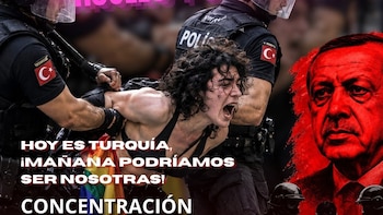 Colectivos LGTBIQA+ convocan una concentración mañana en Madrid contra su "persecución" en Turquía