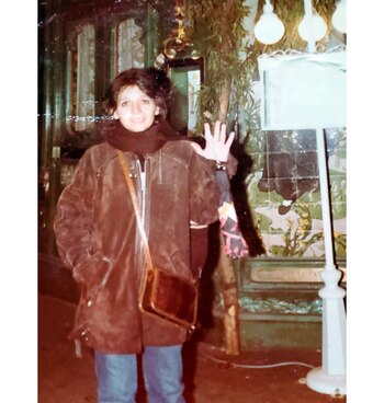 Susana Viau apenas llegada a