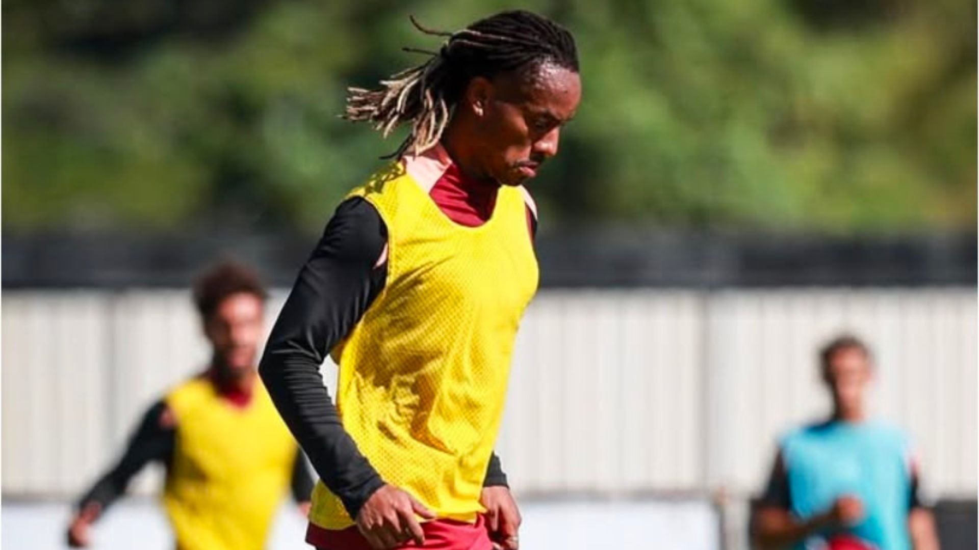 André Carrillo ha retornado a los entrenamientos en el CT Joaquín Grava. - Crédito: Corinthians