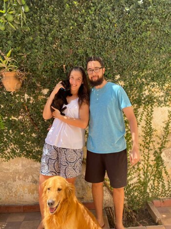 Denise y Gabriel apostaron a