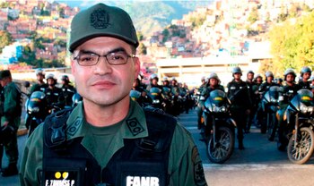 El rector de la UNES, Mayor General (GNB) Fabio Enrique Zavarse Pabón