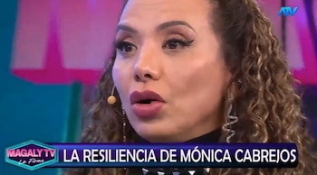 Mónica Cabrejos se sincera sobre la rabia, la culpa y el duelo que marcaron su historia. Captura: Magaly TV La Firme.