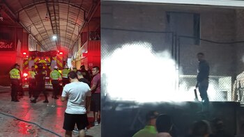 El incendio fue controlado. Composición: