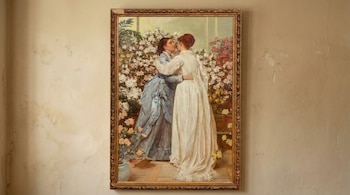 La pintura "La Reconciliación" de