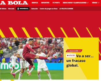 "Fracaso global", otra manera de A Bola de titular