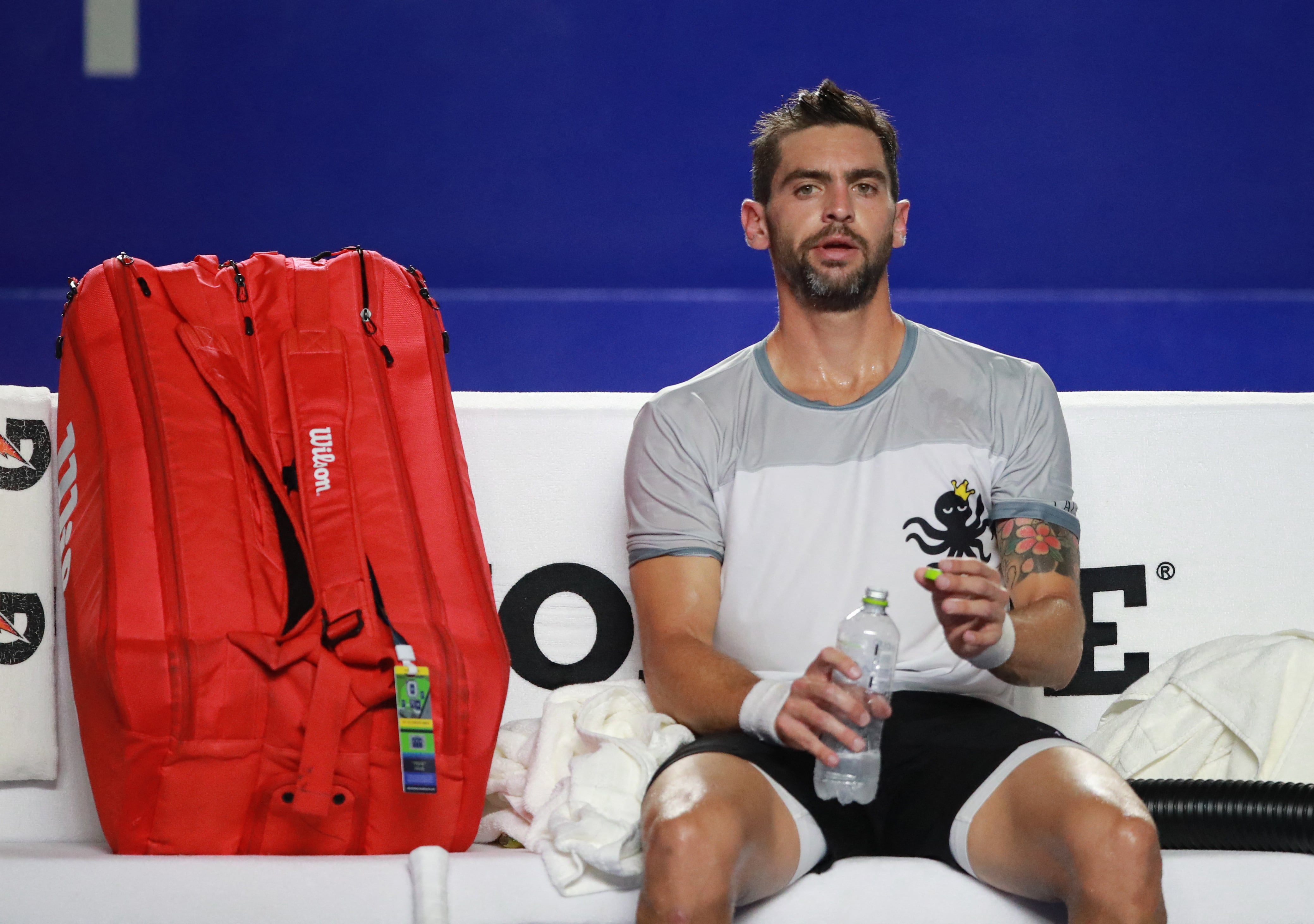 Guido Andreozzi es uno de los cuatro jugadores que tendrán su debut absoluto en la primera ronda de los Qualifiers 2026 de Copa Davis ante Corea (Crédito: REUTERS/Henry Romero)