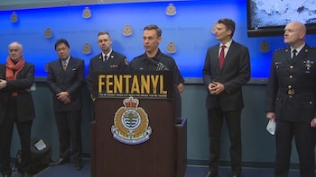 La policía canadiense tras un