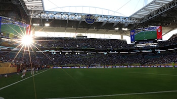 Soccer Football - FIFA Club World Cup - Group C - Boca Juniors v Benfica - Hard Rock Stadium, Miami Gardens, Florida, U.S. - June 16, 2025 General view during the match IMAGN IMAGES via Reuters/Nathan Ray Seebeck