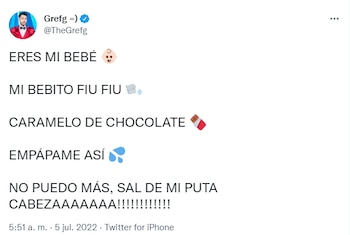 The Grefg canta 'Mi bebito