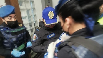 El bebé, de sexo masculino,