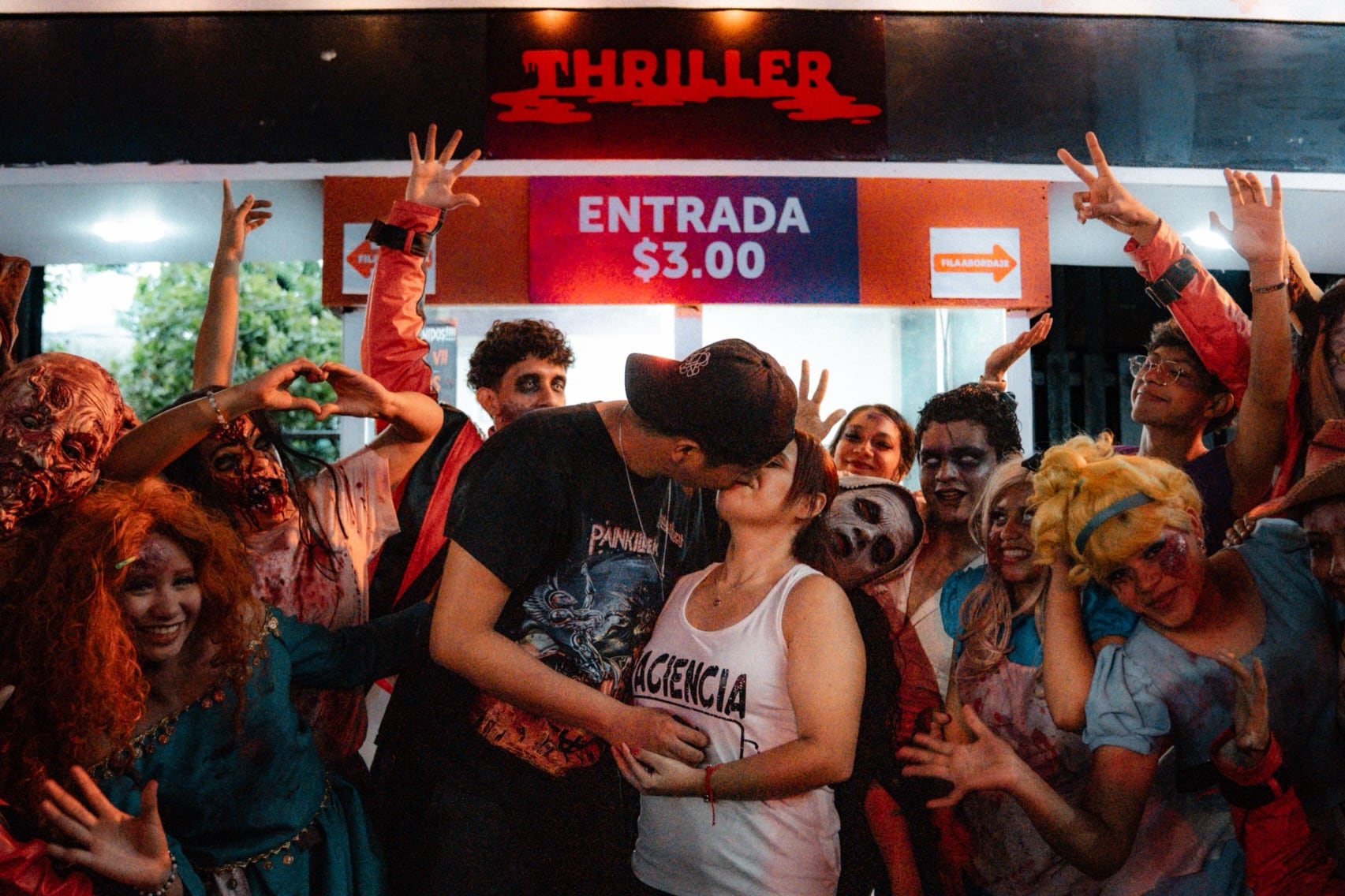 Una propuesta de matrimonio sorprendió a los asistentes de Terror CIFCO VII durante el recorrido “El Contacto” (Cortesía: CIFCO)