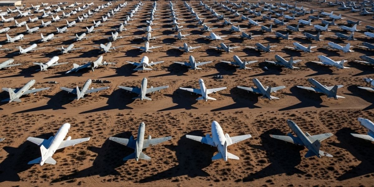 Desde bombarderos históricos hasta naves espaciales, la base Davis-Monthan transforma desechos en recursos estratégicos y atrae la curiosidad de técnicos y turistas bajo el sol estadounidense
(Wikipedia)